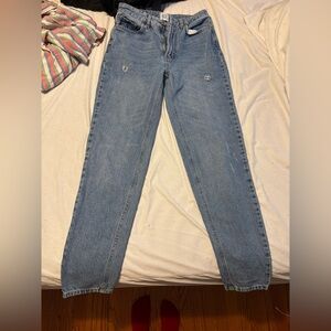 High Rise Women's Jeans Straight Leg BDG Brand Medium Wash Urban Outfitters